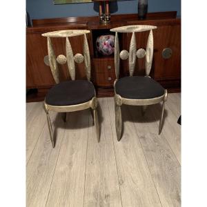 Pair Of Nicolas Blandin Chairs