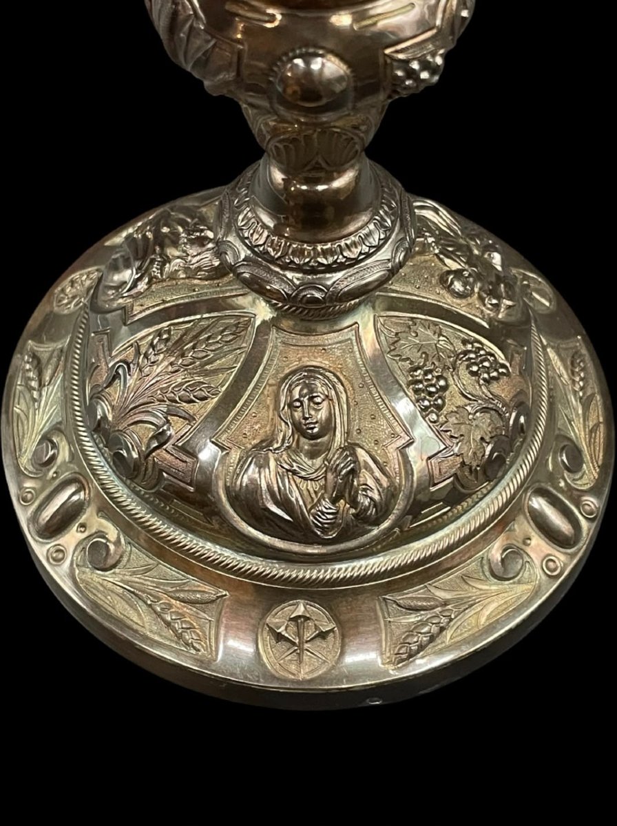 Pisside in argento e vermeil – Francia, 1860-photo-3