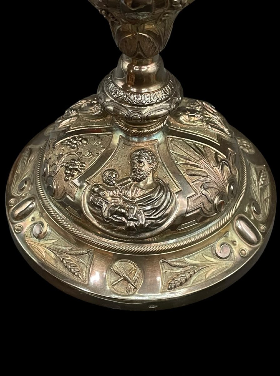 Pisside in argento e vermeil – Francia, 1860-photo-5