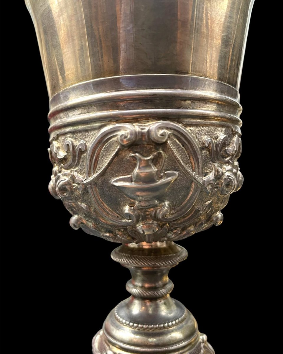 Calice liturgico in argento 800 – Napoli, fine XIX secolo-photo-3