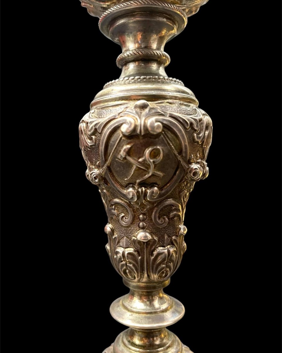 Calice liturgico in argento 800 – Napoli, fine XIX secolo-photo-2