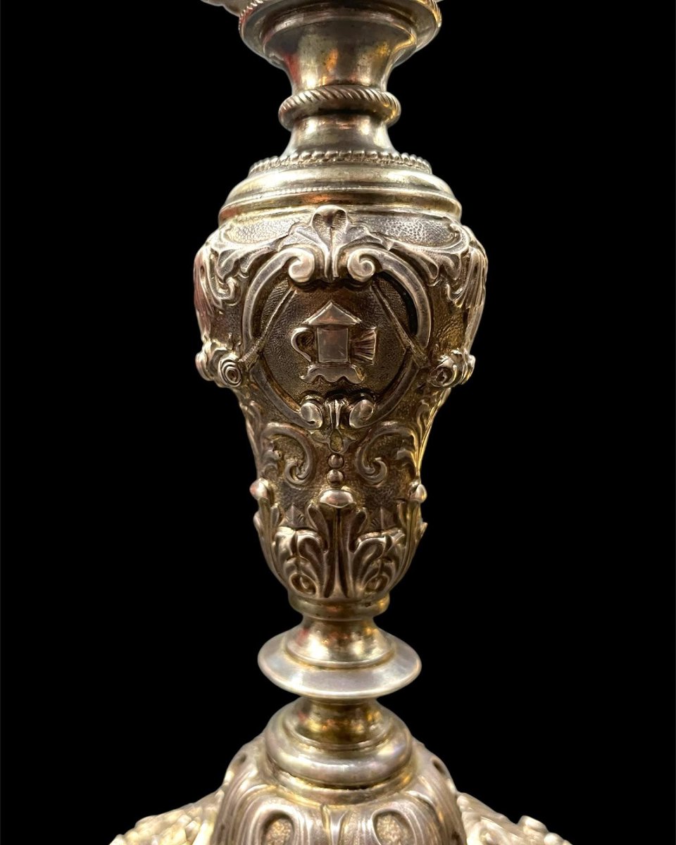Calice liturgico in argento 800 – Napoli, fine XIX secolo-photo-3