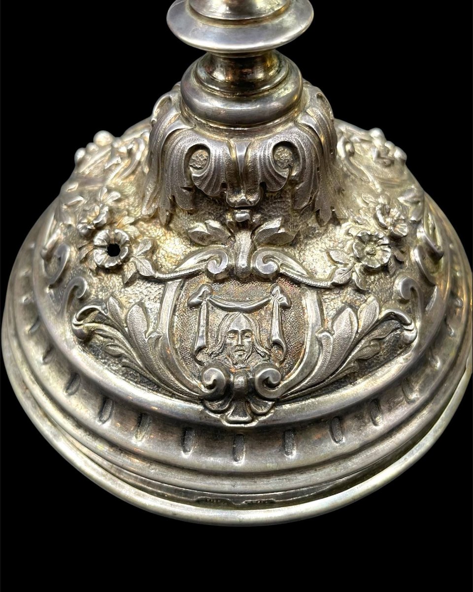 Calice liturgico in argento 800 – Napoli, fine XIX secolo-photo-4