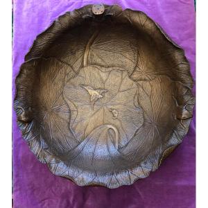 Very Large Carved Wooden Cup, Art Nouveau Circa 1900