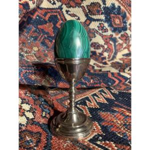 Egg Cup, Plated Metal, 18th Century 