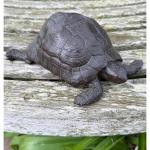 Bronze Turtle, 19th Century 