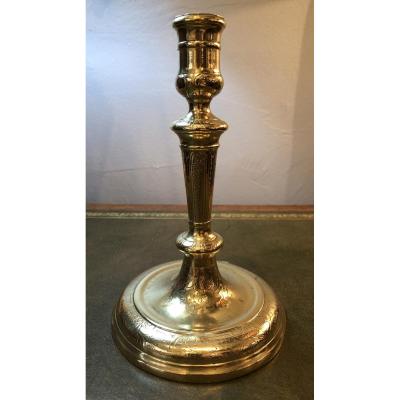 Bronze Candlestick, 18th Century