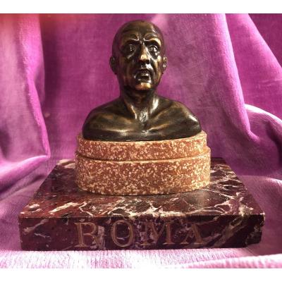 Bronze Bust, Emperor, Grand Tower, 19th Century