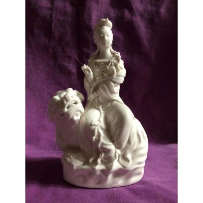 Blanc De Chine Porcelain, Guanyin, Late 18th Century