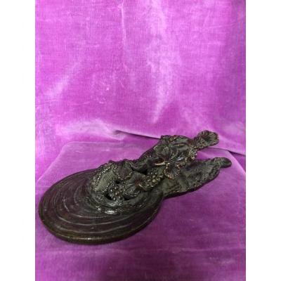 Mail Clip, Bronze, 19th Century