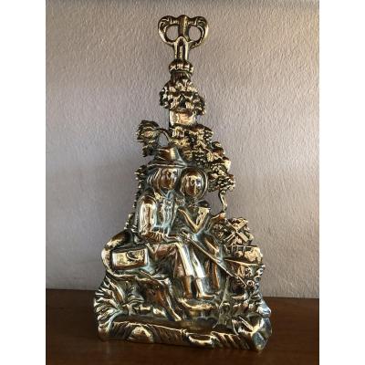 Bronze Doorstop, XIXth Century