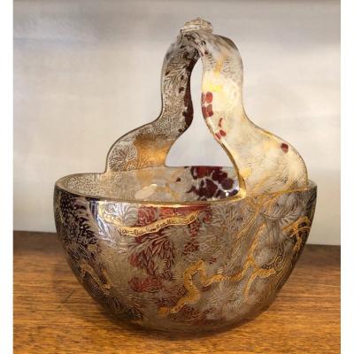 Vase, Cup, De Clichy Crystal, Early 20th Century