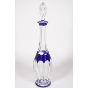  Small Saint Louis Blue Crystal Carafe