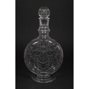 Baccarat Michelangelo Engraved Crystal Carafe