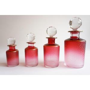 Antique Saint Louis Crystal Perfume Set