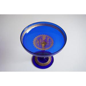 Stemmed Glass, Murano Crystal Ring Holder Venice