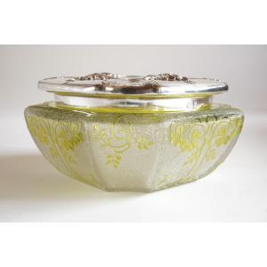 Baccarat And Gallia Crystal Box/bonbonnière