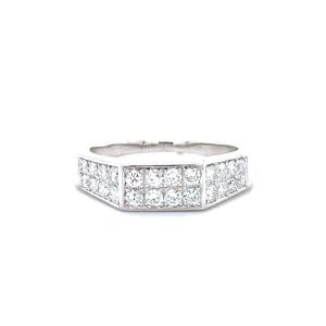 Ring 18 Kt. White Gold & Diamonds
