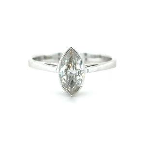 “marquise Ring In White Gold: Timeless Elegance”