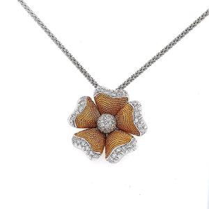 Pendant Flower  & Diamond 