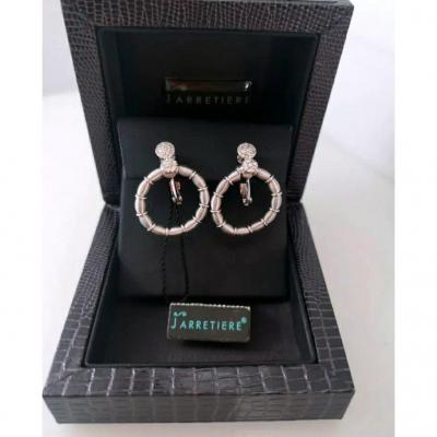 White Gold & Diamond Earring
