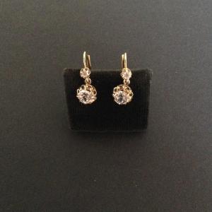 Dormeuses Earrings In Yellow Gold