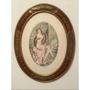 Oval Engraving 1920/1930