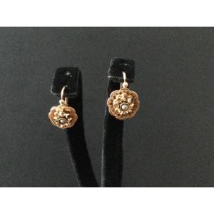 Napoleon III Gold Sleeper Earrings
