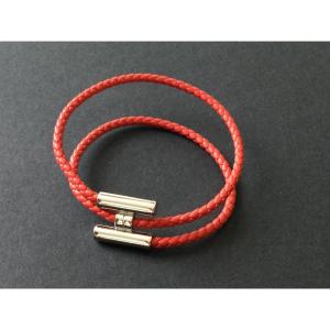 Tournis Red Braid Bracelet