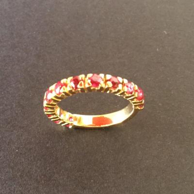 American Ruby Fine Alliance In Yellow Gold