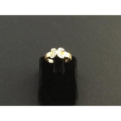 Yellow Gold And Shiny Ring