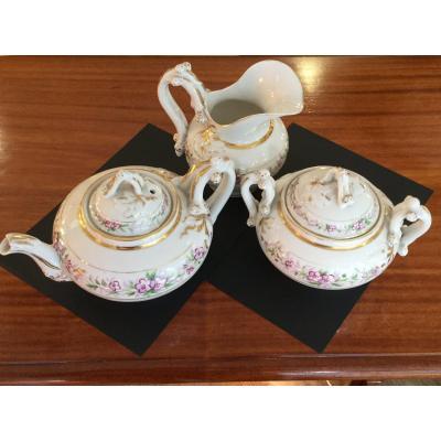 Paris Porcelain Service 3 Pieces