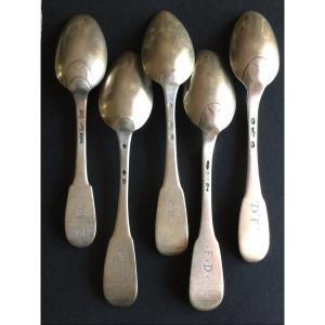 Sterling Silver Spoons Xlx