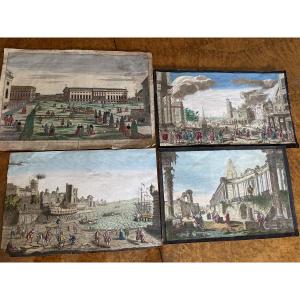 Series Of Four Optical Views 