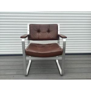 Mondo Leather Armchair By Karl Erik Ekselius