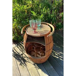 Bamboo Rolling Bar 1960s/70s