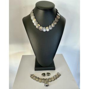 Vintage Silver, Gold? And Diamond Set
