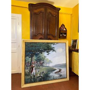 Venery. Large Table Of Hunting With Hounds. "the Hallali".