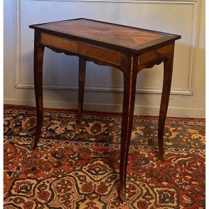 Small XVIIIth Century Desk In Marquetry.