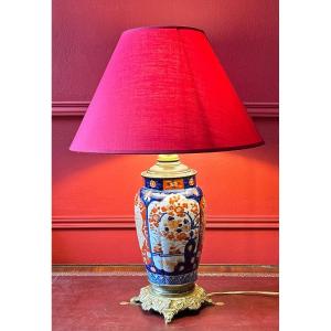 Imari Porcelain Lamp (japan) XIX