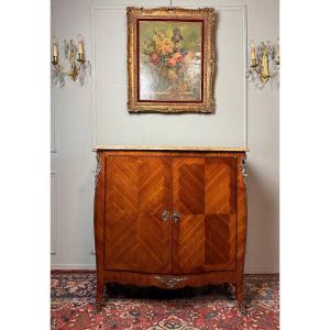 Louis XV Style Marquetry Sideboard.