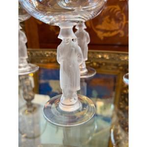 Six Napoleon Bonaparte Glasses. 