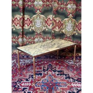 Gilded Bronze Coffee Table In The Maison Baguès Style. 