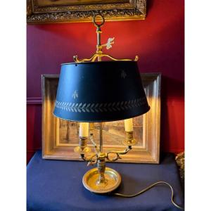 Empire Style Swan Bouillotte Lamp. 