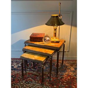 Nesting Tables In Bronze And Onyx 