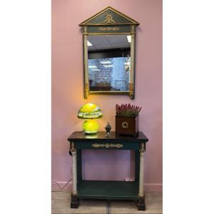Empire Style Console And Trumeau Set. 