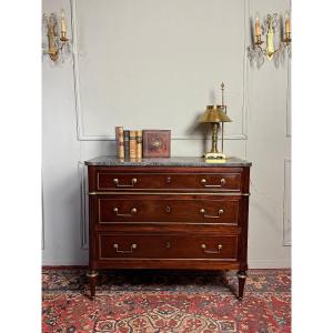 Louis XVI Style Mahogany Chest Of Drawers. 
