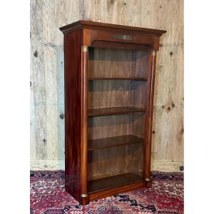 Empire Style Mahogany Bookcase/library. 
