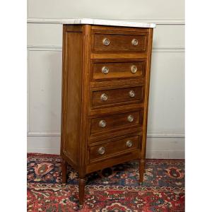 Louis XVI Style Mahogany Chest Of Drawers. 