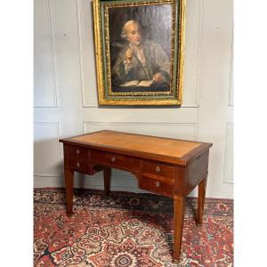 19th Century Empire Style Mahogany Flat Desk